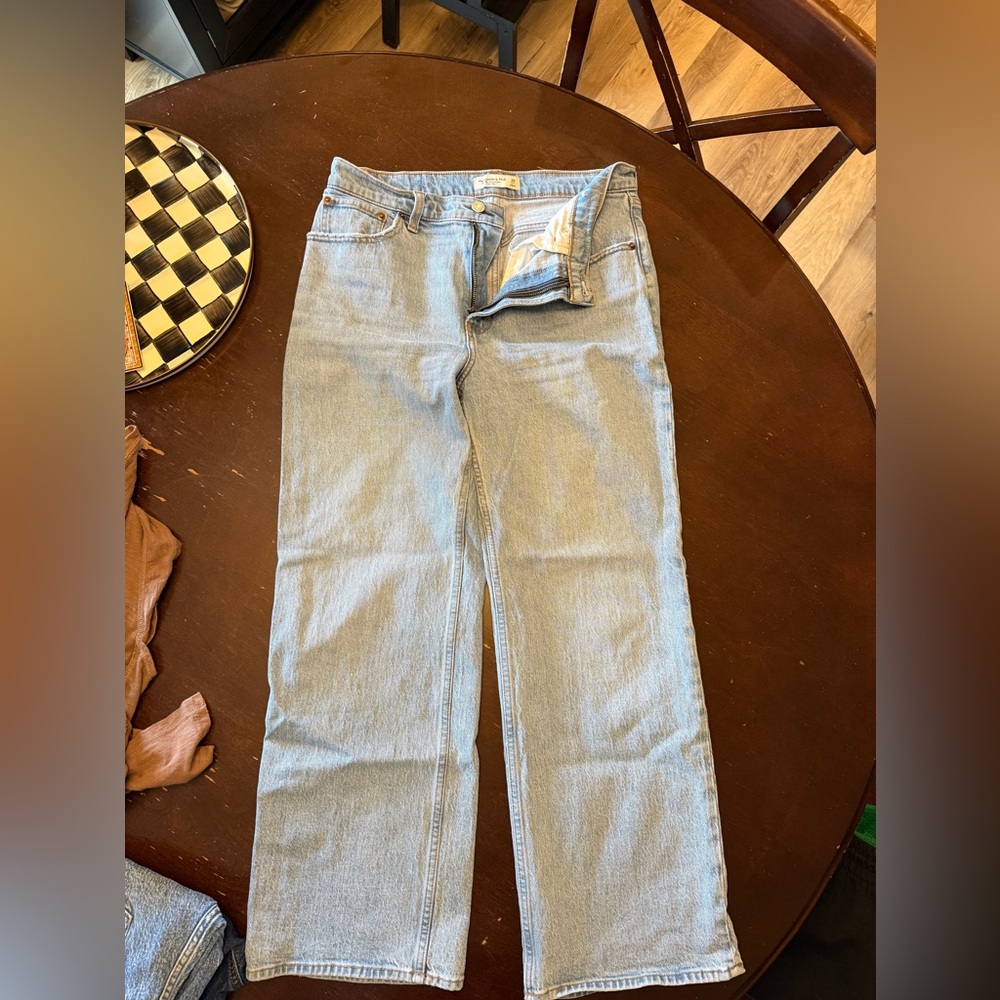Abercrombie & Fitch Light Blue High Rise Jeans